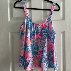 Lilly Pulitzer Loro Top - NWT - Size Large - Rainforest Retreat Print